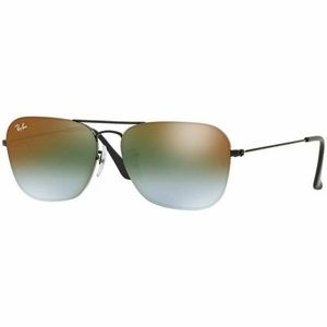 Ray-Ban Sunglasses W/Green Gradient Mirrored Lens